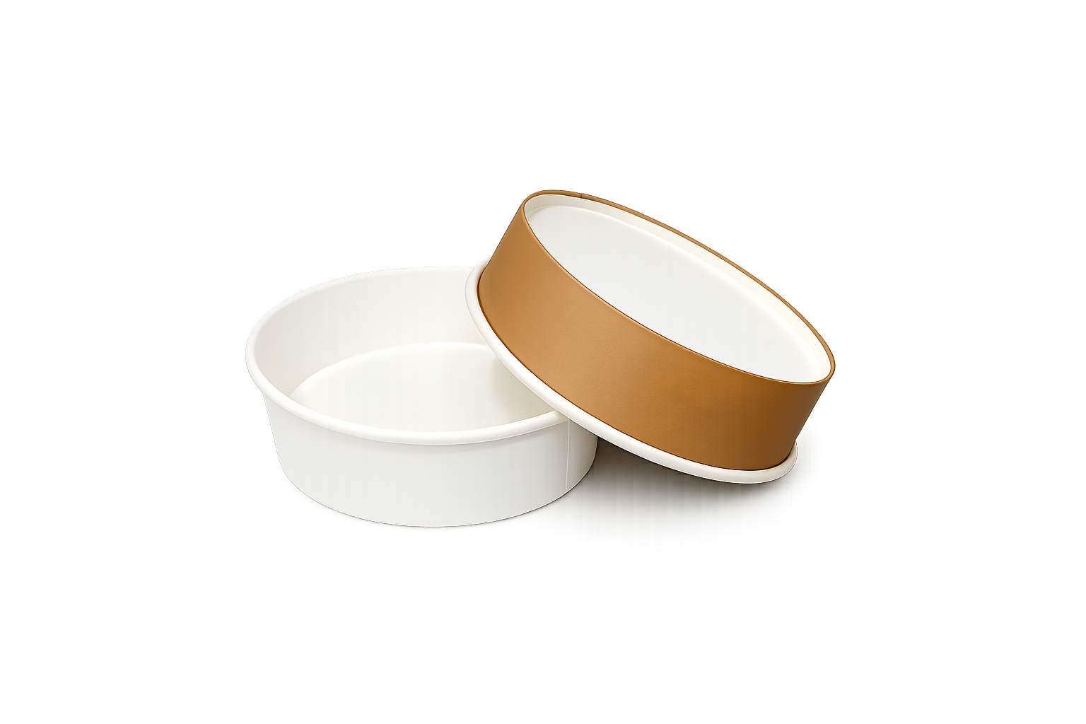 16 oz (473 ml) Round White/Printed Paper Bowl