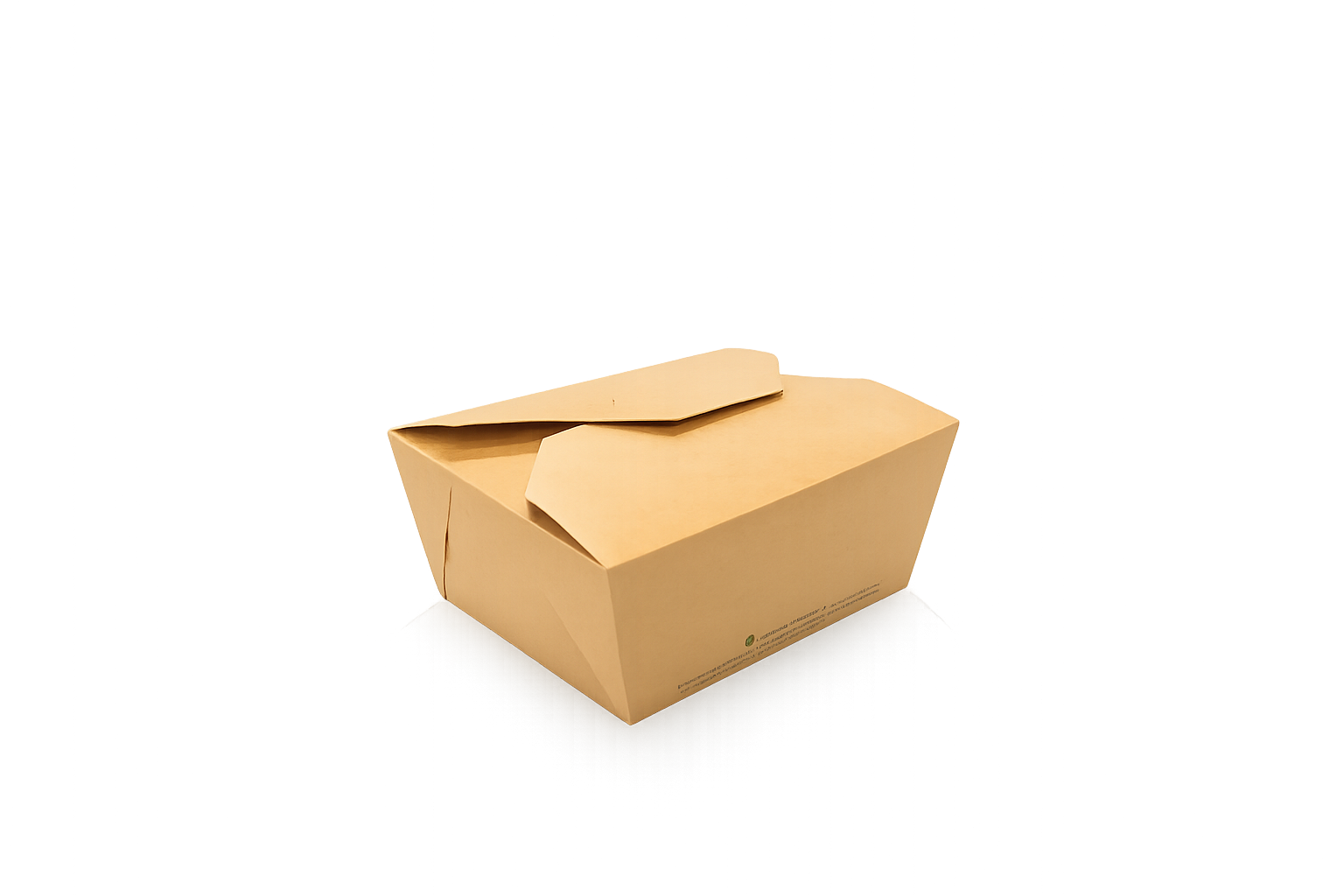 750ml Kraft Brown Paper Food Carton