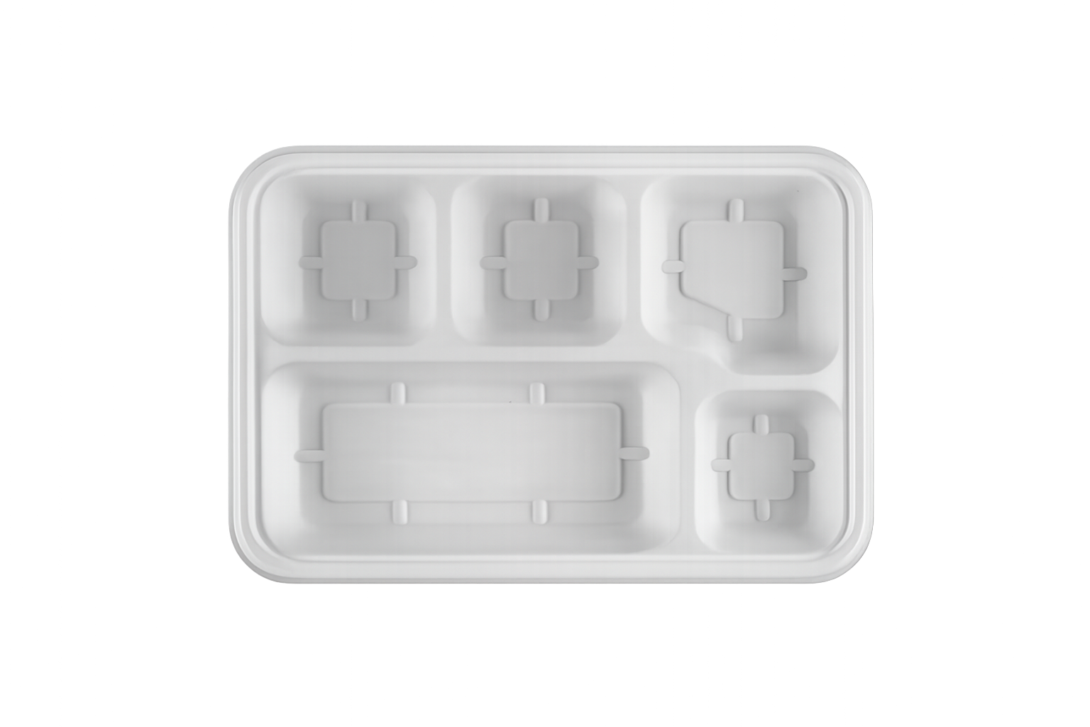 11.6 × 8.9 inch 5 CP (Compartment Plate)