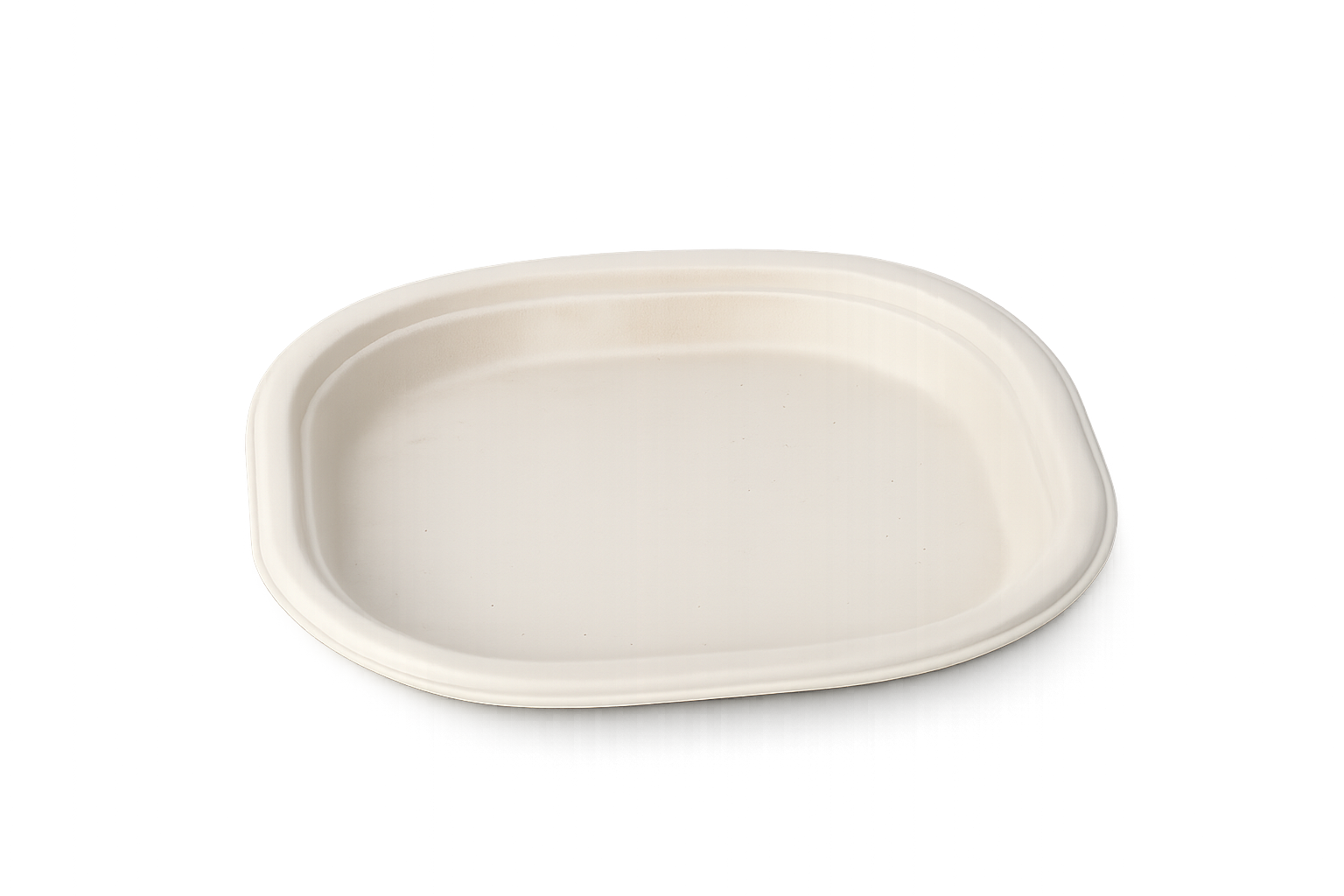 10 Inch Square Bagasse Plate